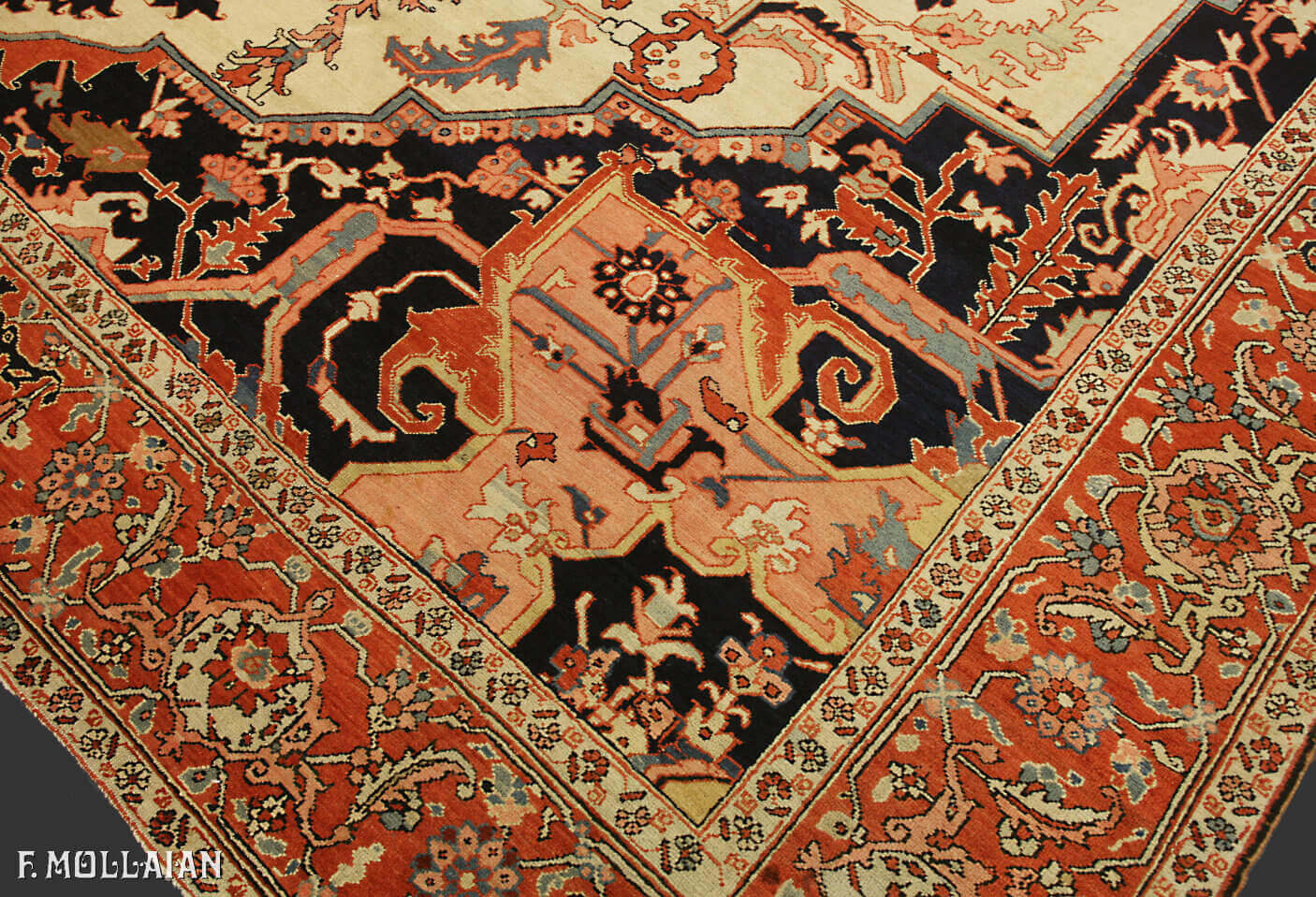Persian Heriz Serapi Carpet n°:64873442